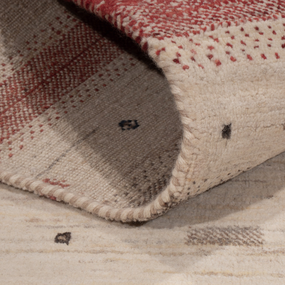 Tappeto Gabbeh - Loribaft Indus - 242 x 176 cm - beige chiaro