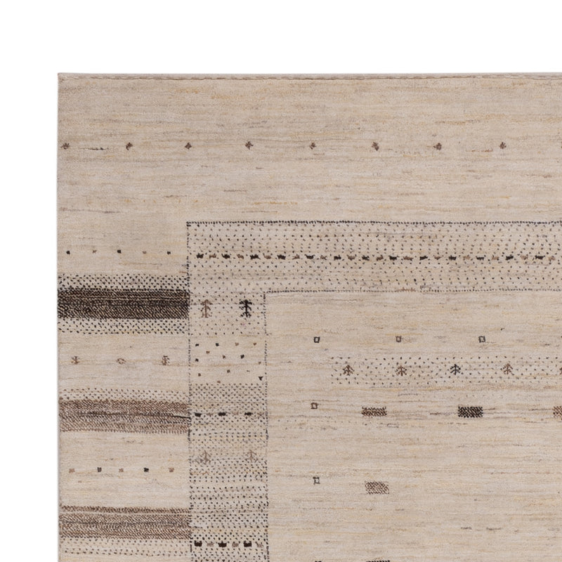 Tappeto Gabbeh - Loribaft Indus - 246 x 176 cm - beige chiaro