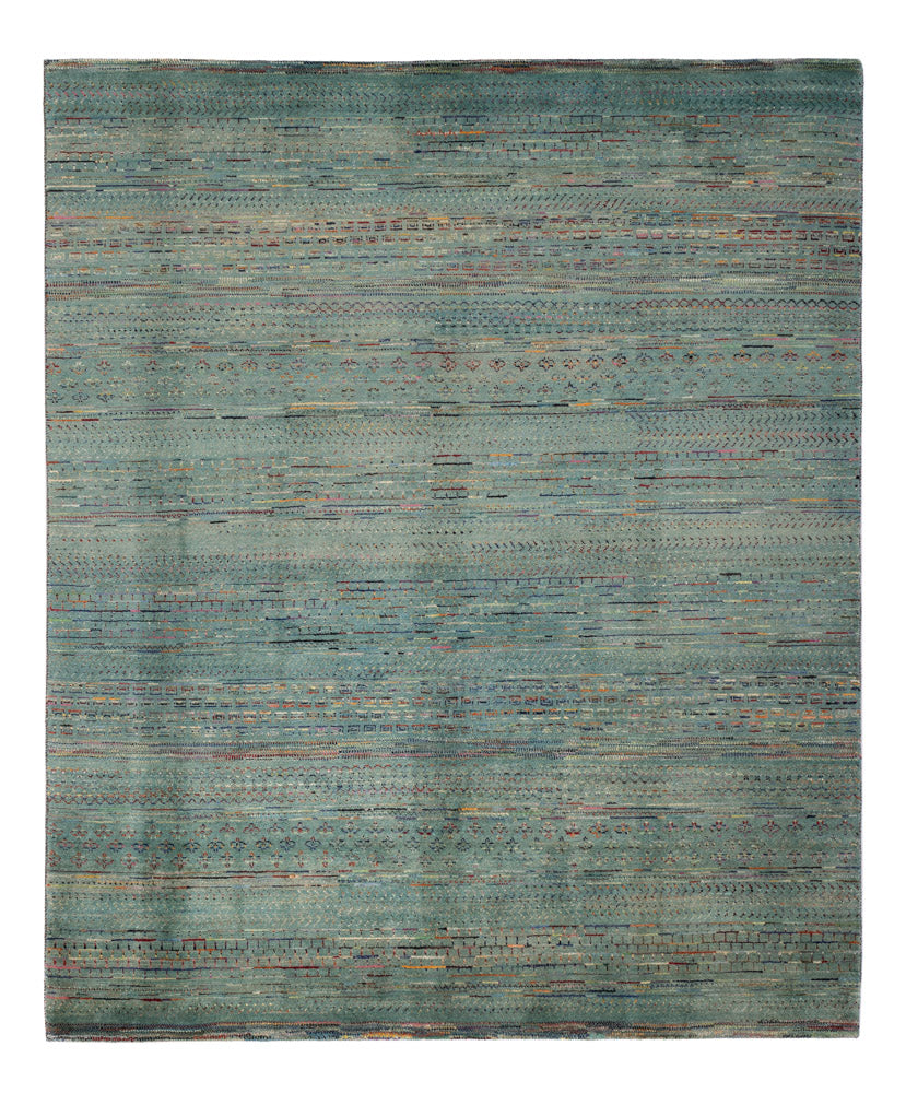 Tappeto di design - 240 x 201 cm - blu petrolio