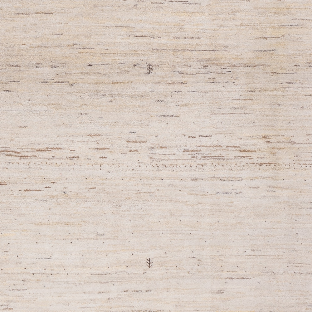 Tappeto Gabbeh - Loribaft Indus quadrato  - 246 x 249 cm - beige chiaro