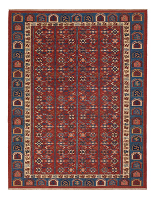 Tappeto Kelim - Orientale - Soumak - 228 x 175 cm - ruggine