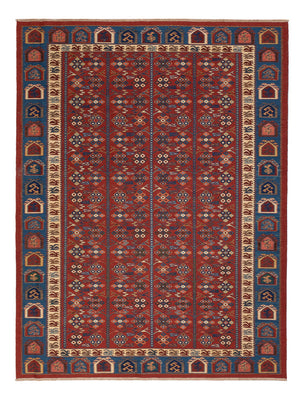 Tappeto Kelim - Orientale - Soumak - 229 x 175 cm - ruggine