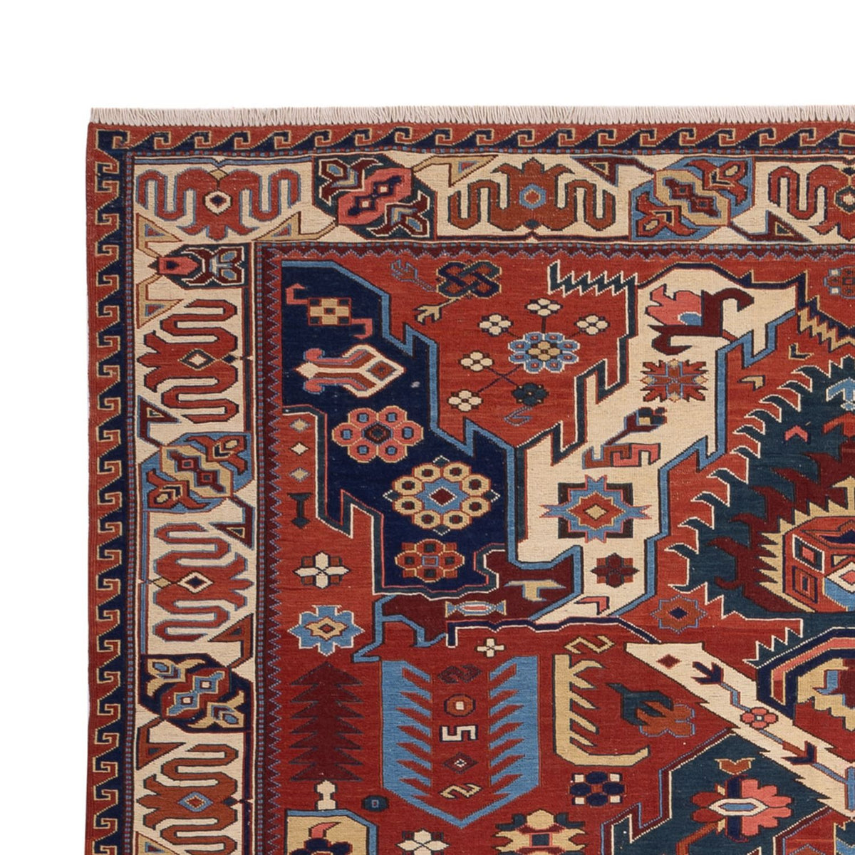 Tappeto Kelim - Orientale - Soumak - 256 x 194 cm - multicolore