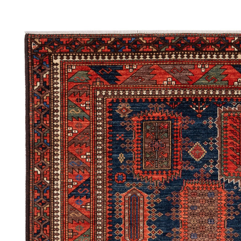 Tappeto Ziegler - Kazak - 283 x 184 cm - blu scuro
