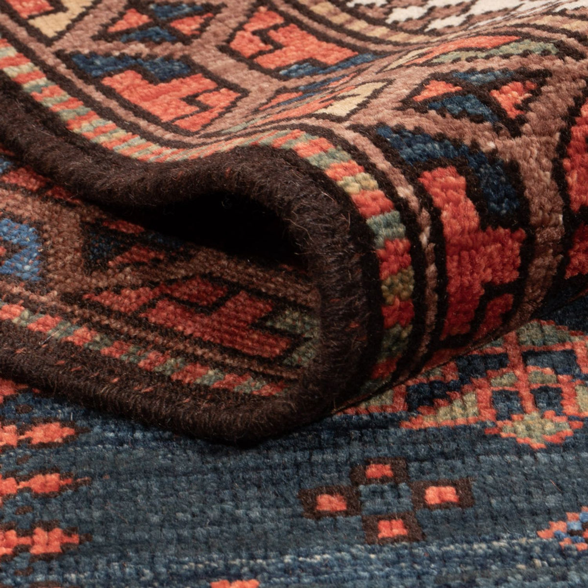 Tappeto Ziegler - Kazak - 283 x 184 cm - blu scuro