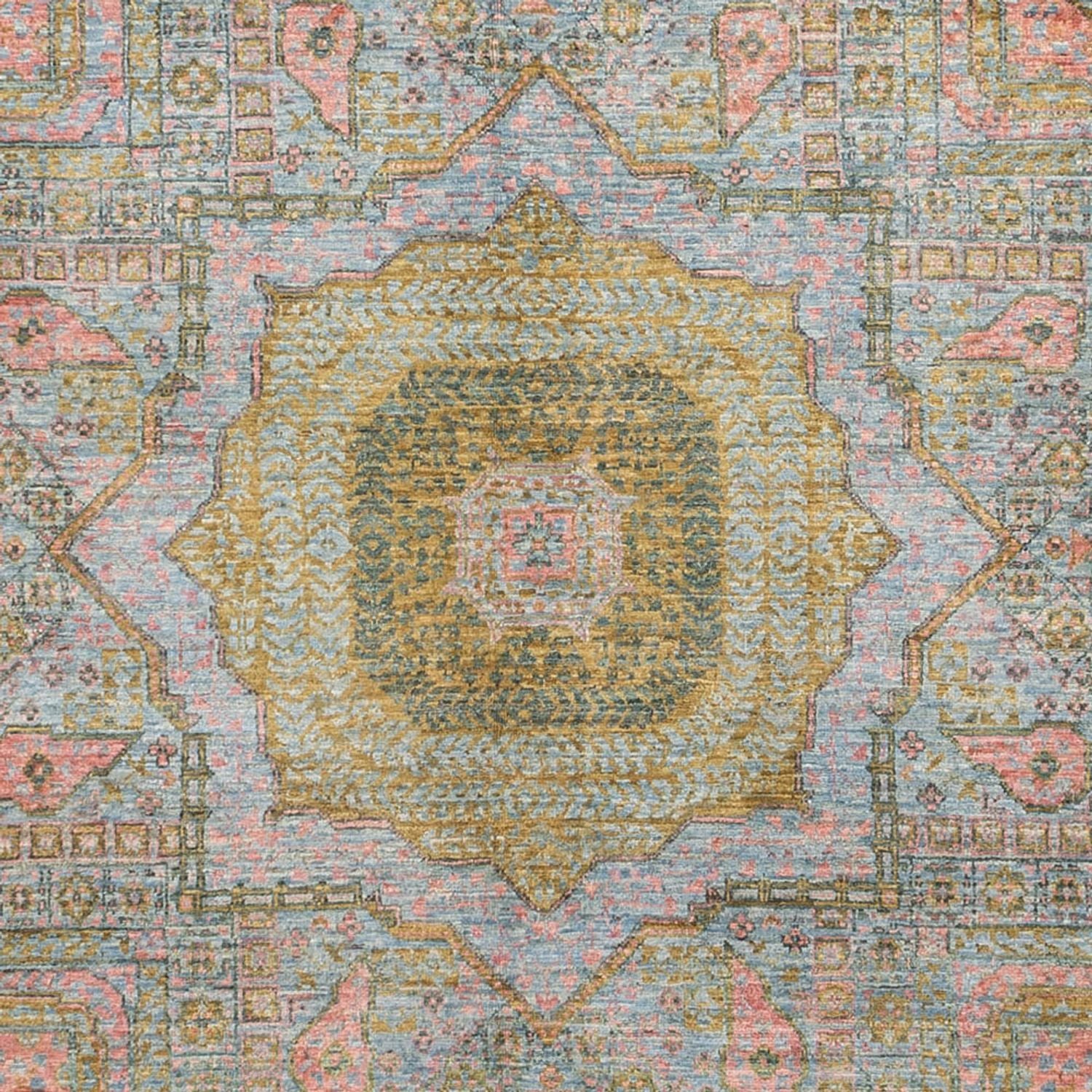 Tappeto Ziegler - Ariana - 295 x 196 cm - blu chiaro