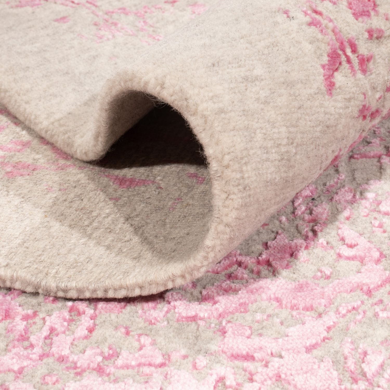 Tappeto di design - 293 x 256 cm - rosa