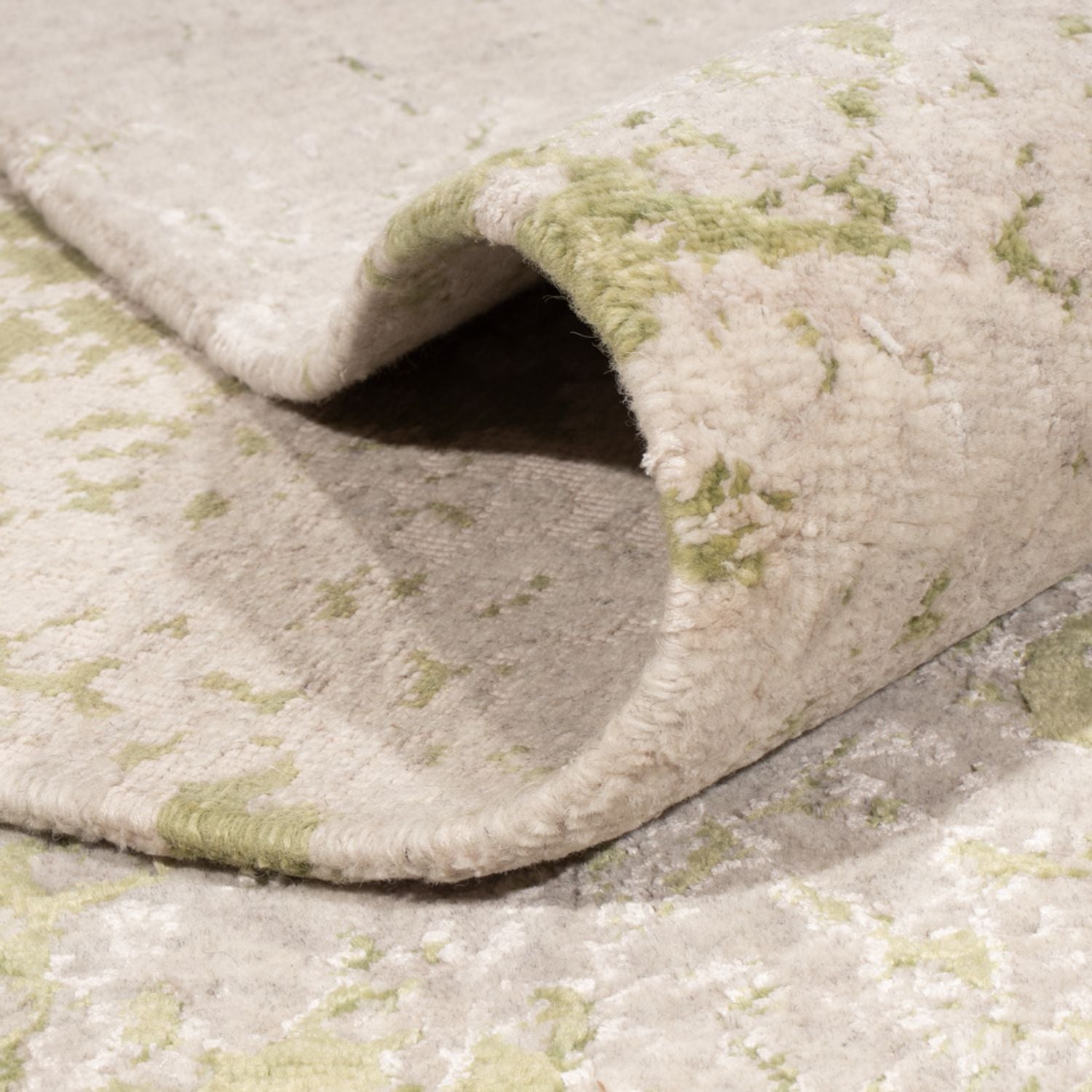 Tappeto di design - 302 x 250 cm - verde chiaro