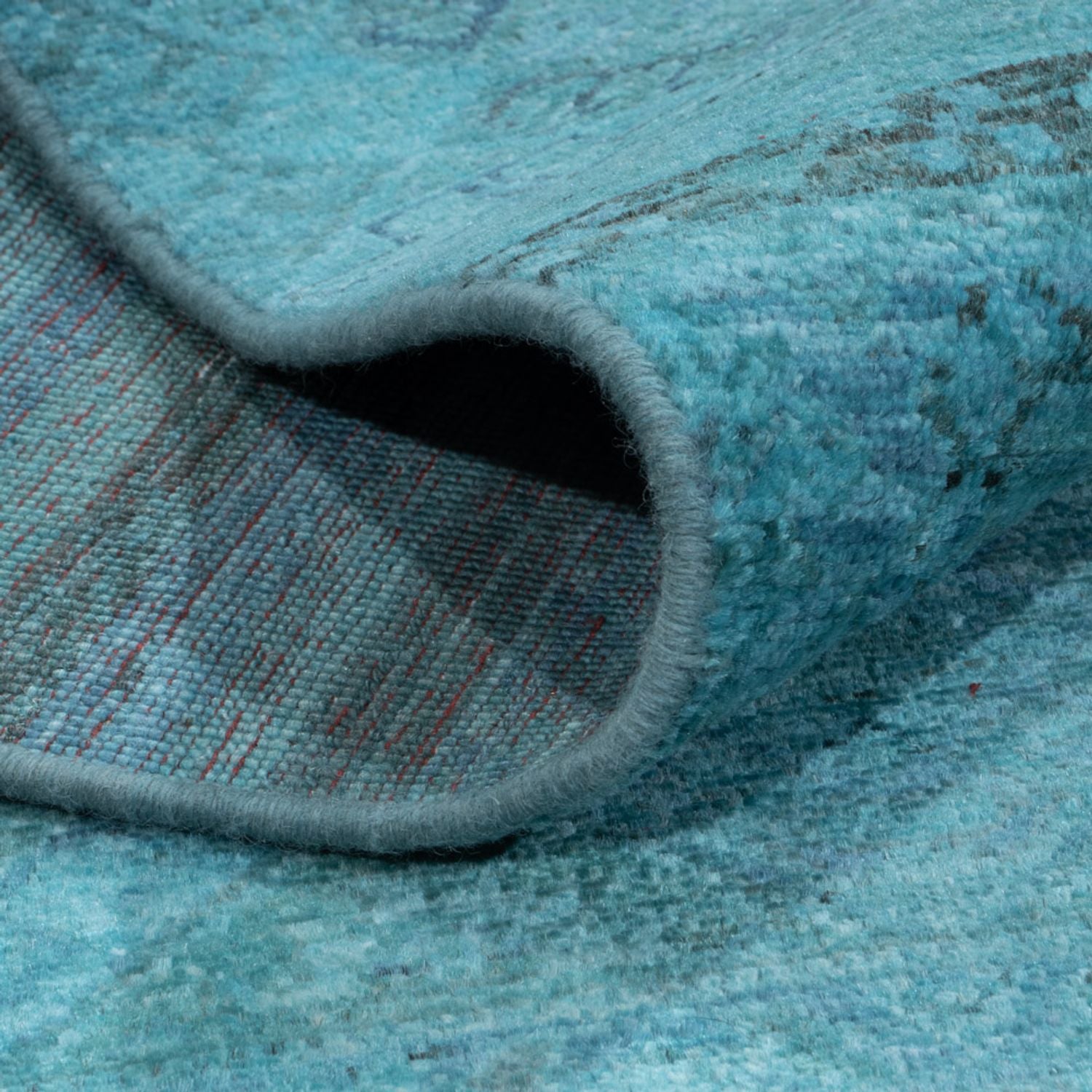 Tappeto di design - 294 x 248 cm - turchese