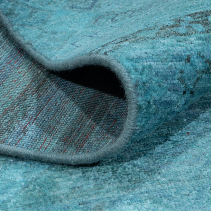 Tappeto di design - 294 x 248 cm - turchese