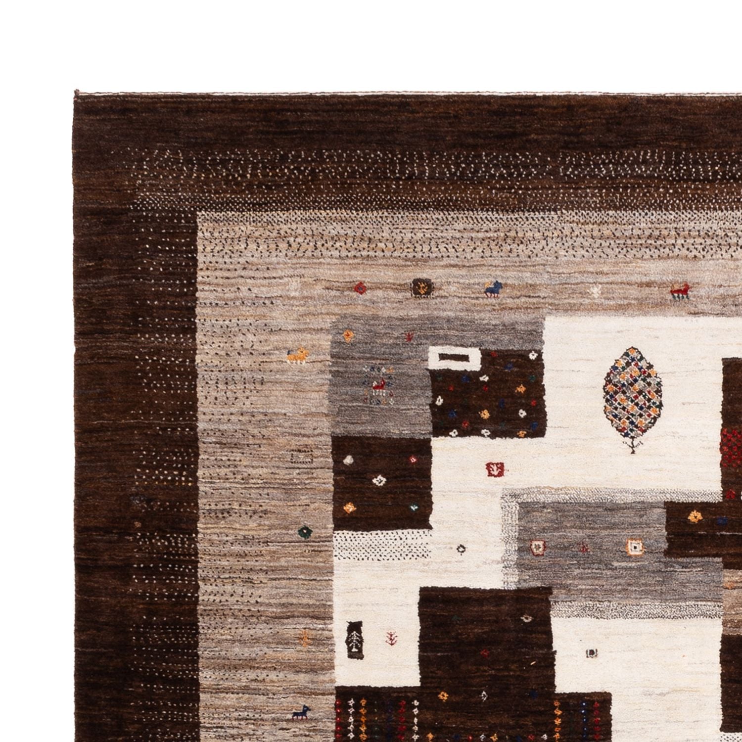 Tappeto Gabbeh - Loribaft Indus - 299 x 244 cm - multicolore