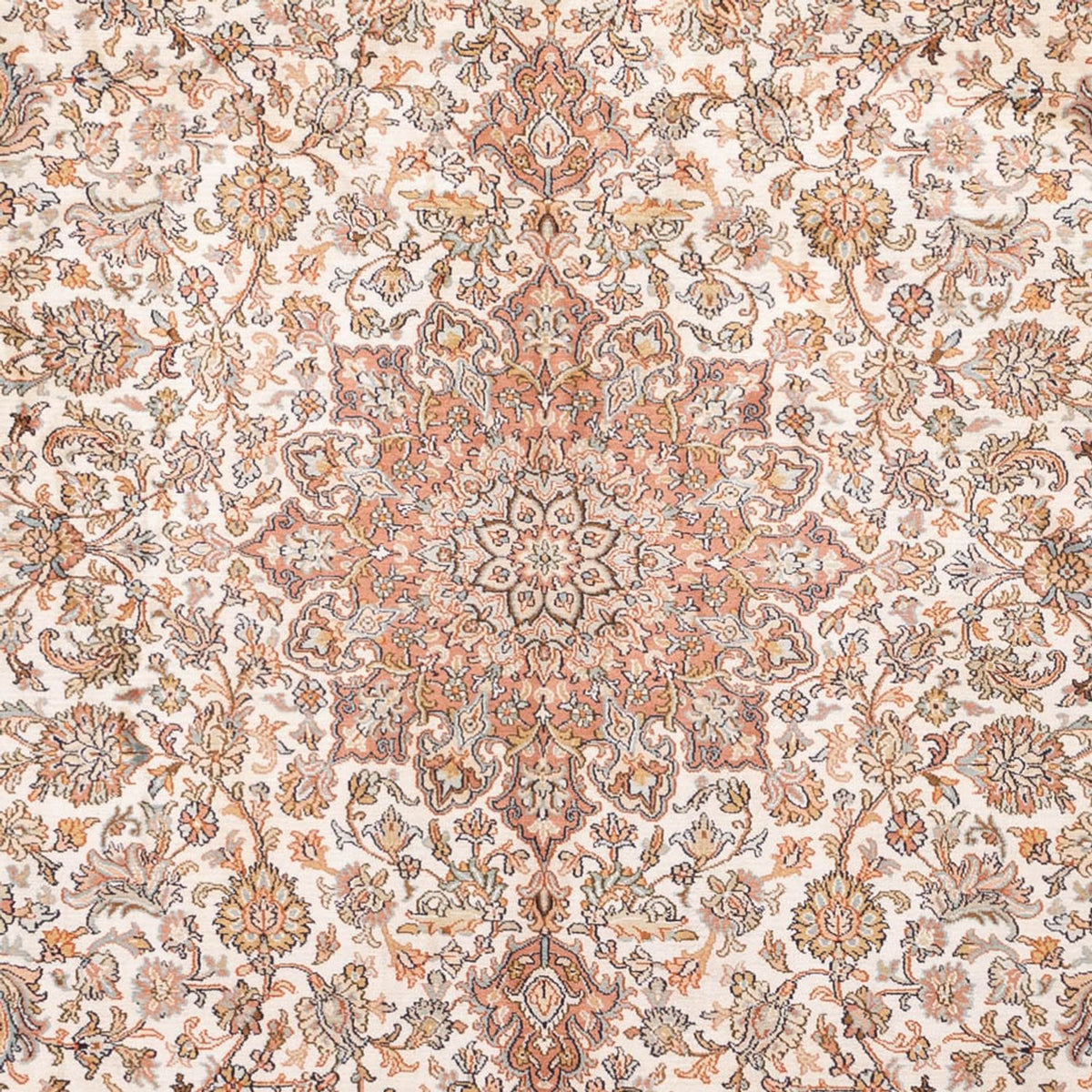 Tappeto di seta - Seta del Kashmir - 314 x 219 cm - beige