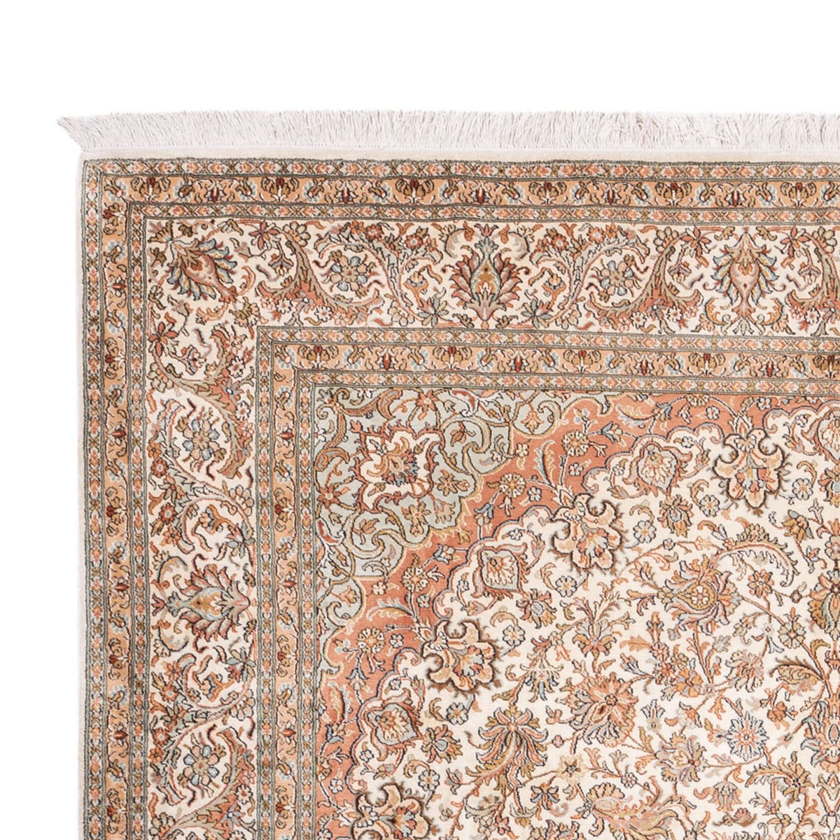 Tappeto di seta - Seta del Kashmir - 314 x 219 cm - beige
