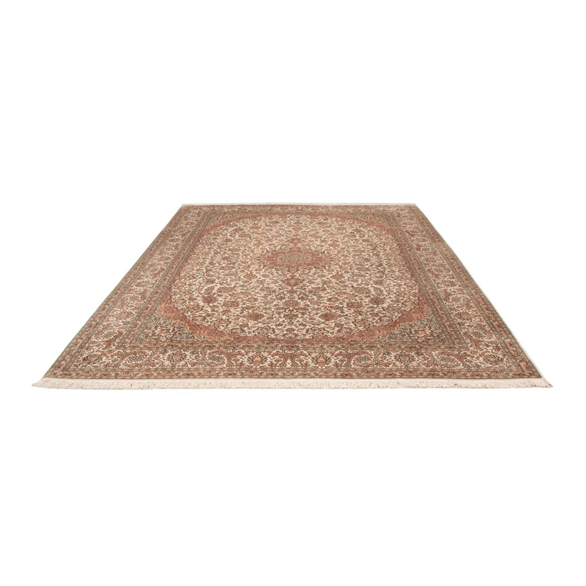 Tappeto di seta - Seta del Kashmir - 314 x 219 cm - beige