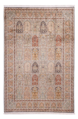 Tappeto di seta - Seta del Kashmir - 315 x 214 cm - beige chiaro