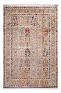 Tappeto di seta - Seta del Kashmir - 315 x 214 cm - beige chiaro