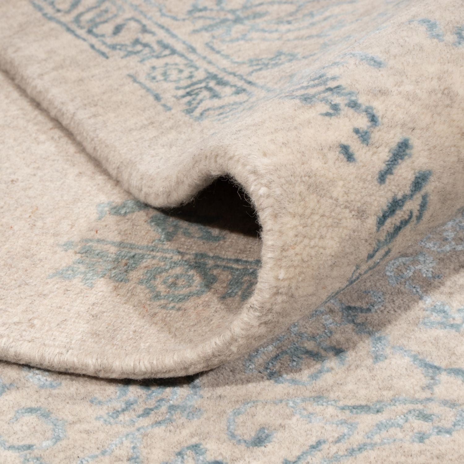 Tappeto di design - 289 x 241 cm - blu chiaro
