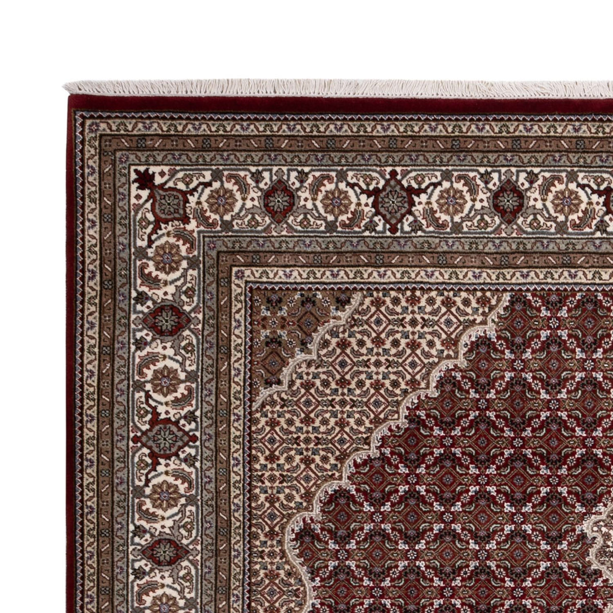 Tappeto orientale - Tabriz - 256 x 205 cm - beige scuro