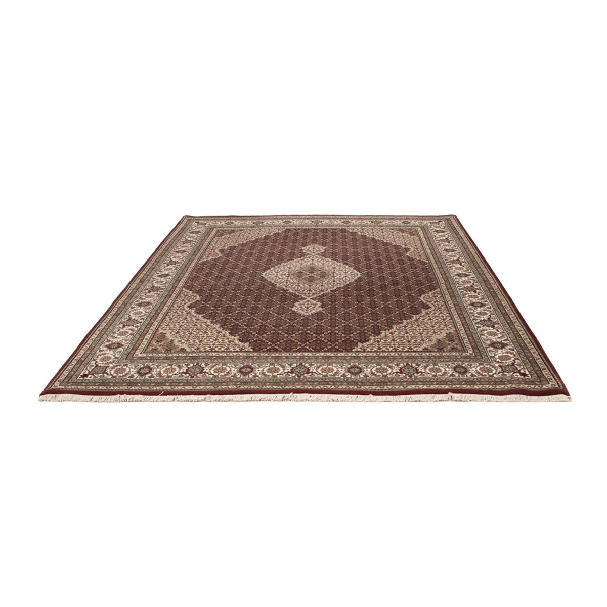 Tappeto orientale - Tabriz - 256 x 205 cm - beige scuro