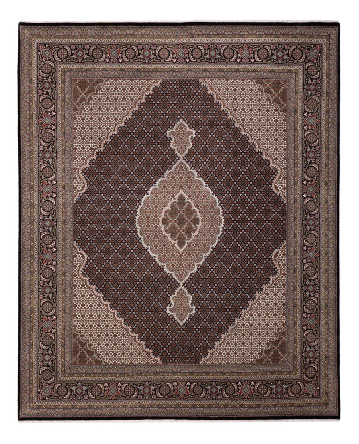 Tappeto orientale - Tabriz - 305 x 250 cm - beige scuro
