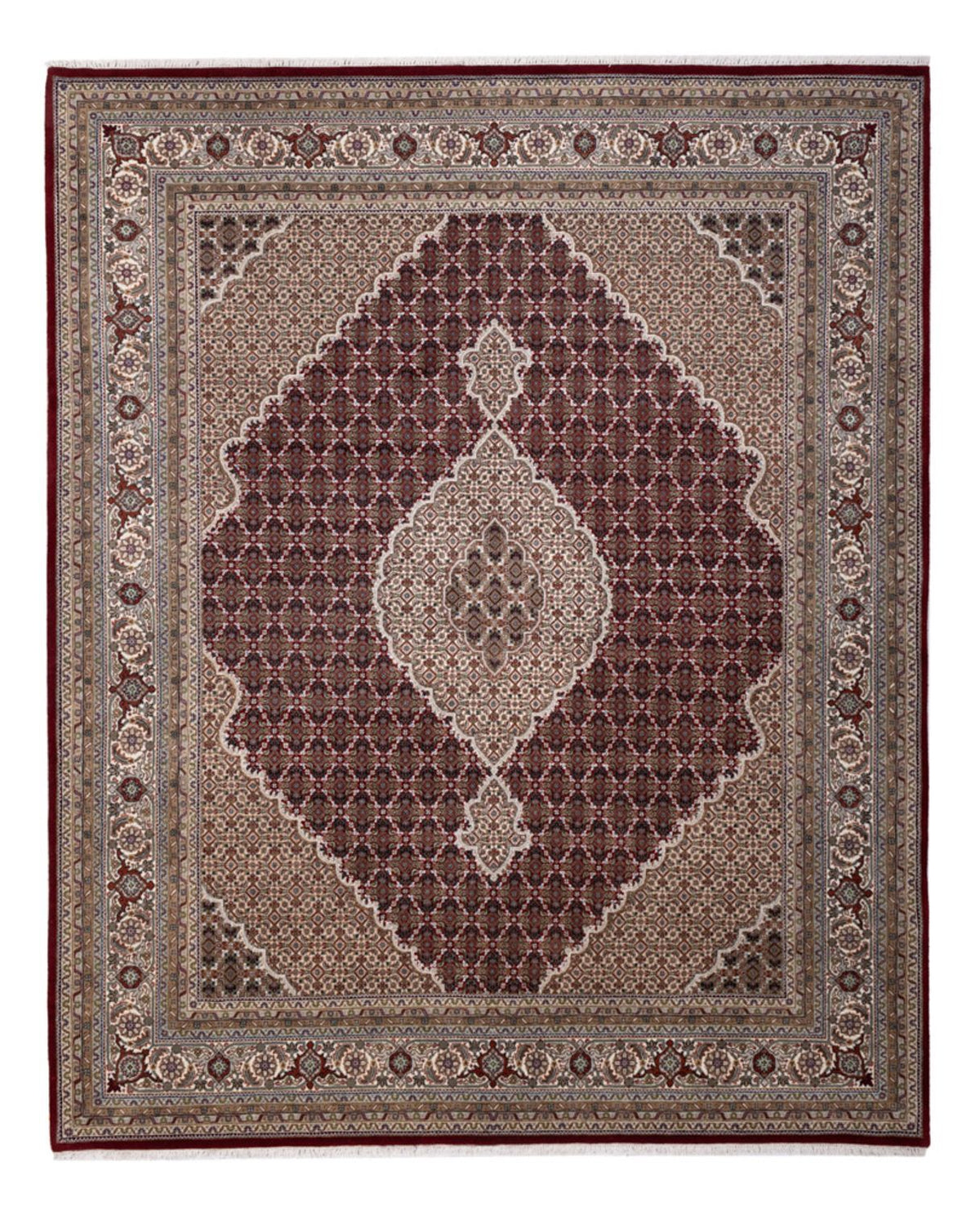 Tappeto orientale - Tabriz - 306 x 248 cm - beige scuro