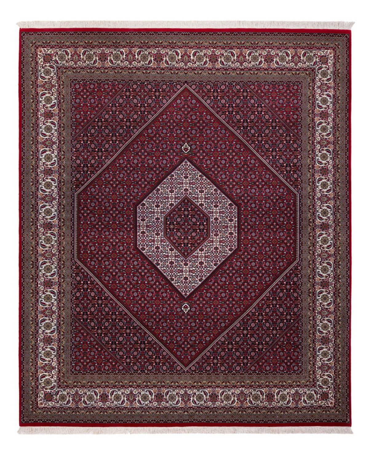 Tappeto orientale - Bidjar - Indo - 305 x 251 cm - rosso scuro