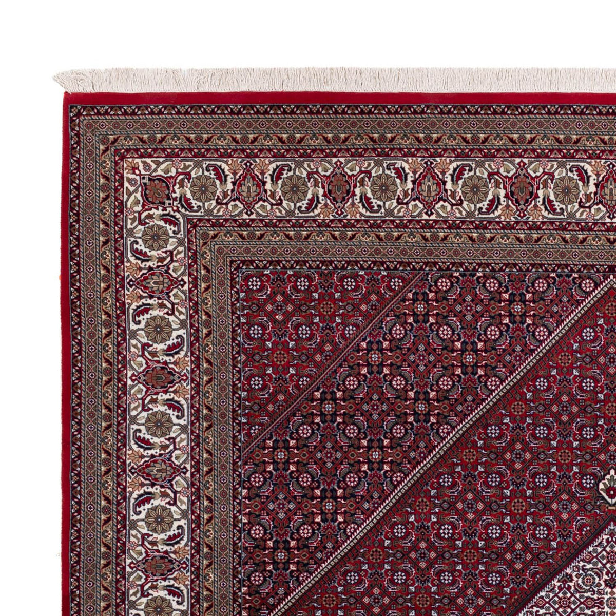 Tappeto orientale - Bidjar - Indo - 305 x 251 cm - rosso scuro