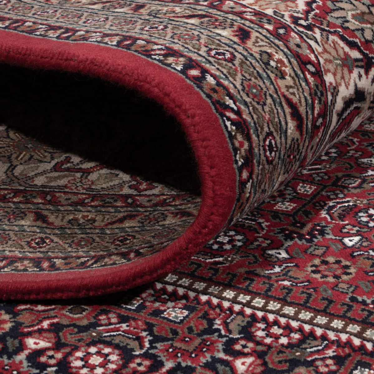 Tappeto orientale - Bidjar - Indo - 305 x 251 cm - rosso scuro
