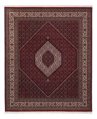 Tappeto orientale - Bidjar - Indo - 304 x 251 cm - rosso scuro