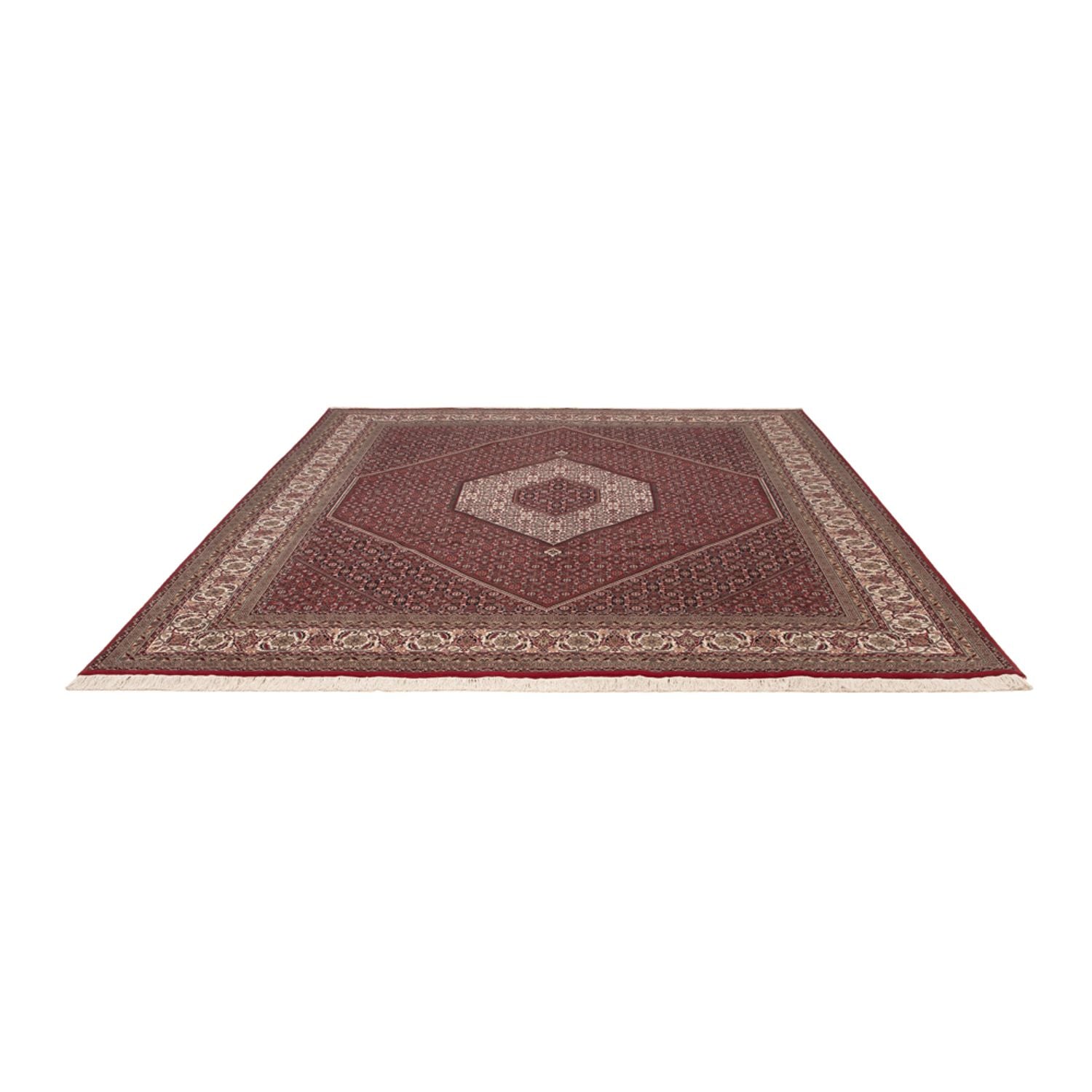 Tappeto orientale - Bidjar - Indo - 304 x 251 cm - rosso scuro