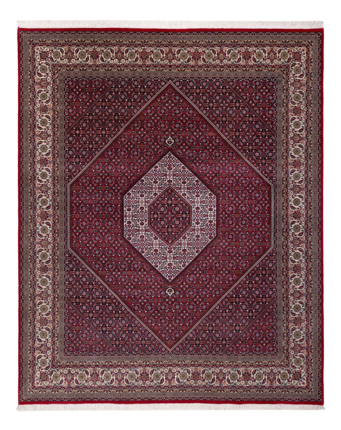 Tappeto orientale - Bidjar - Indo - 300 x 247 cm - rosso scuro