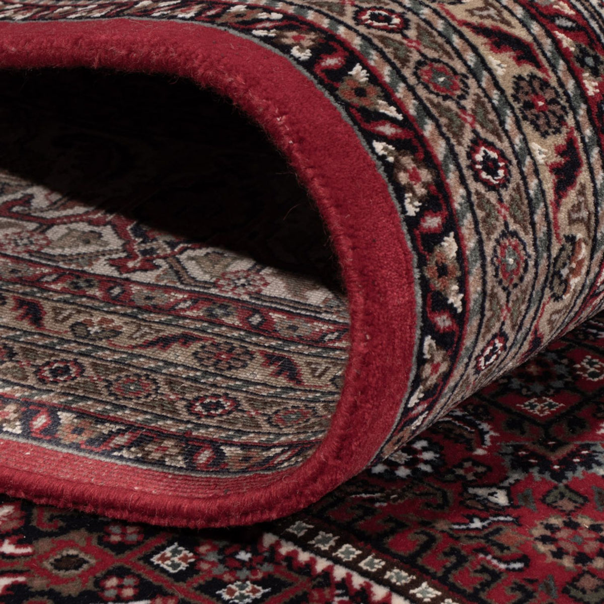 Tappeto orientale - Bidjar - Indo - 300 x 247 cm - rosso scuro