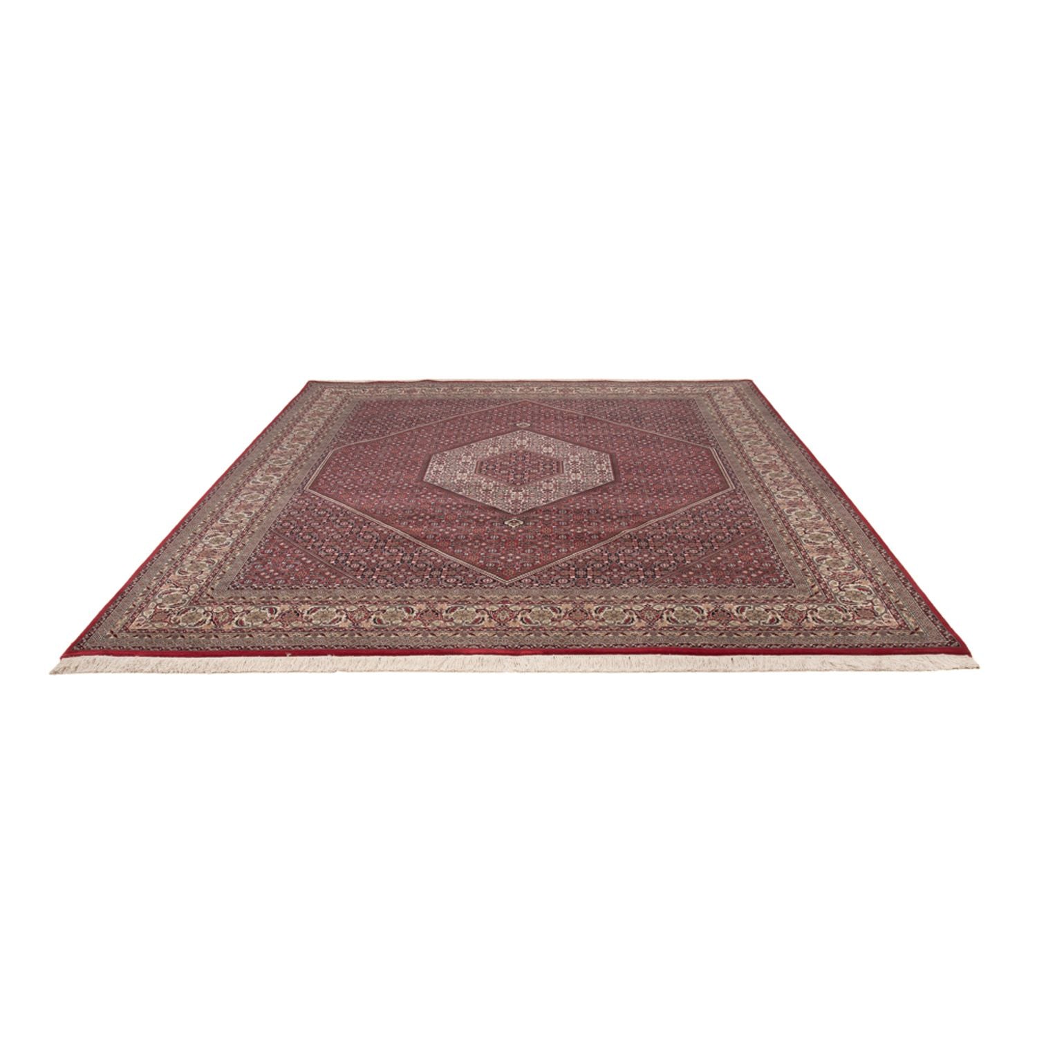 Tappeto orientale - Bidjar - Indo - 300 x 247 cm - rosso scuro