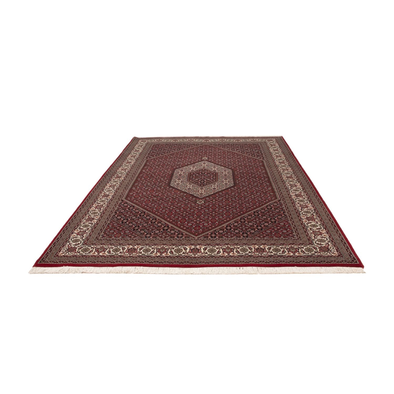 Orientteppich - Bidjar - Indus - 305 x 198 cm - dunkelcamel