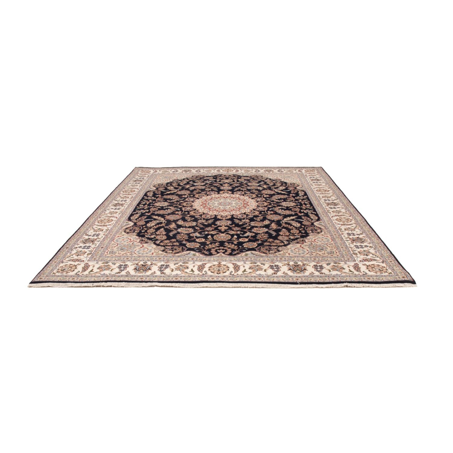 Tappeto orientale - Nain - Indus - 309 x 251 cm - blu scuro