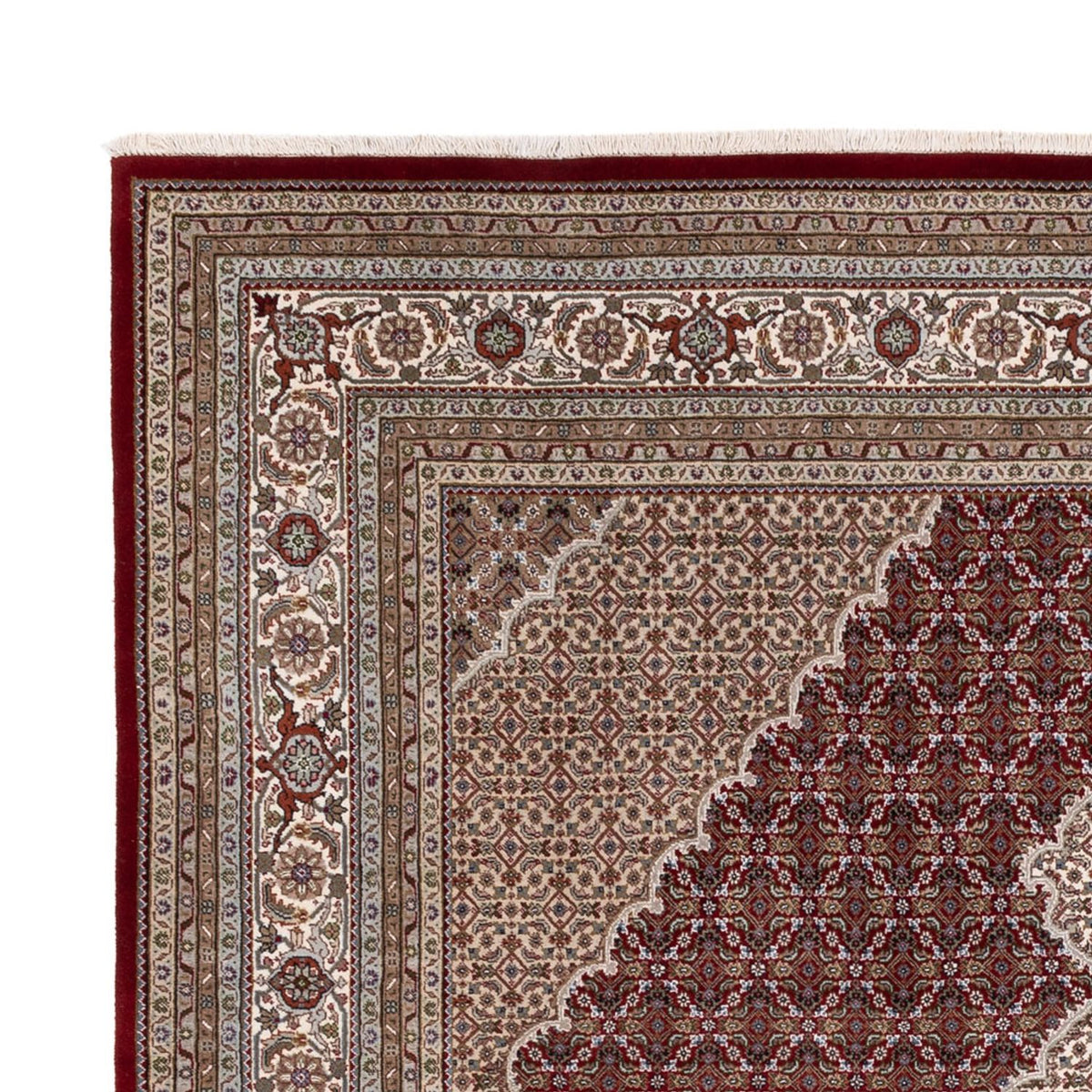 Tappeto orientale - Tabriz - 303 x 253 cm - beige scuro