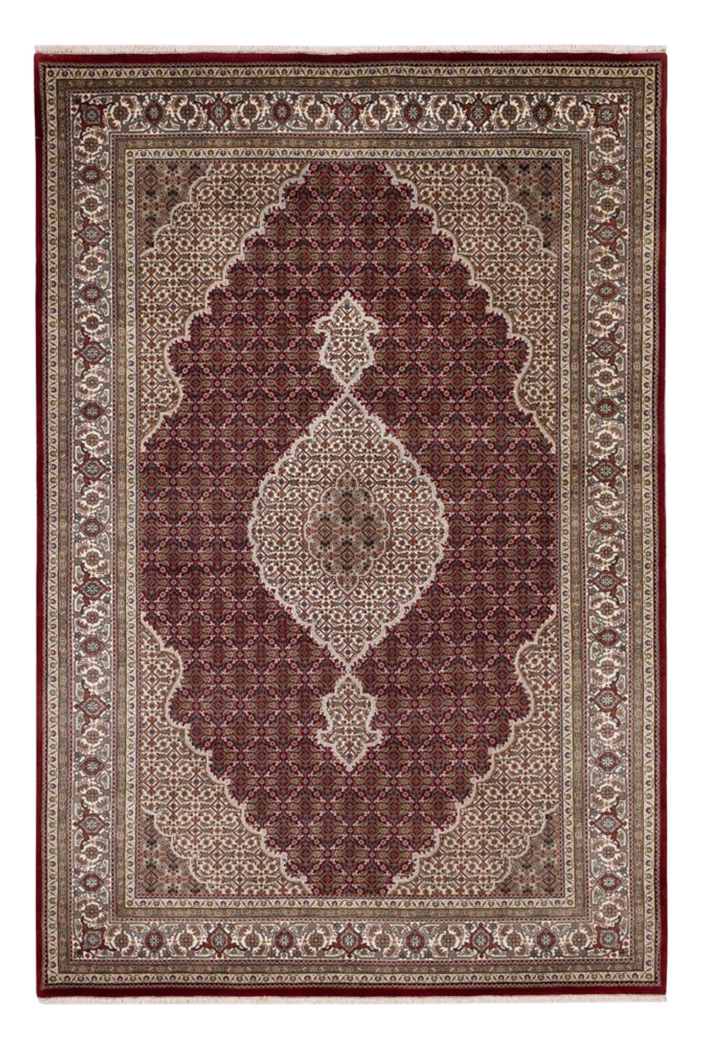 Tappeto orientale - Tabriz - 275 x 185 cm - beige scuro