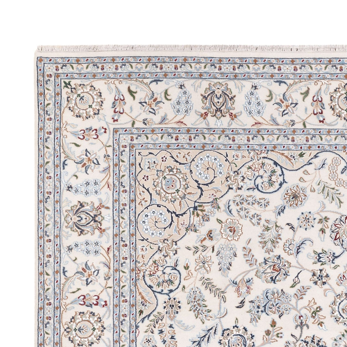 Tappeto orientale - Nain - Indus - 303 x 241 cm - bianco