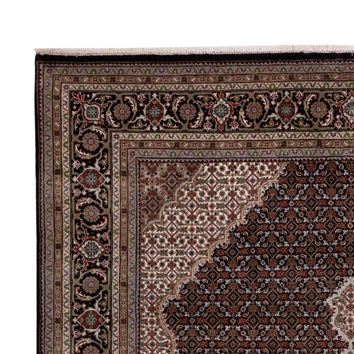 Tappeto orientale - Tabriz - 259 x 203 cm - beige scuro