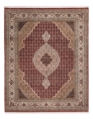 Tappeto orientale - Tabriz - 255 x 198 cm - beige scuro