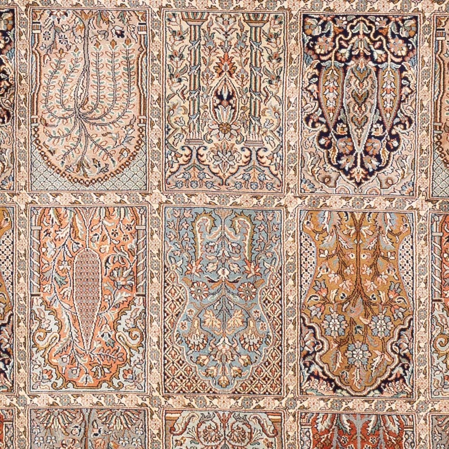 Tappeto di seta - Seta del Kashmir - 307 x 250 cm - multicolore