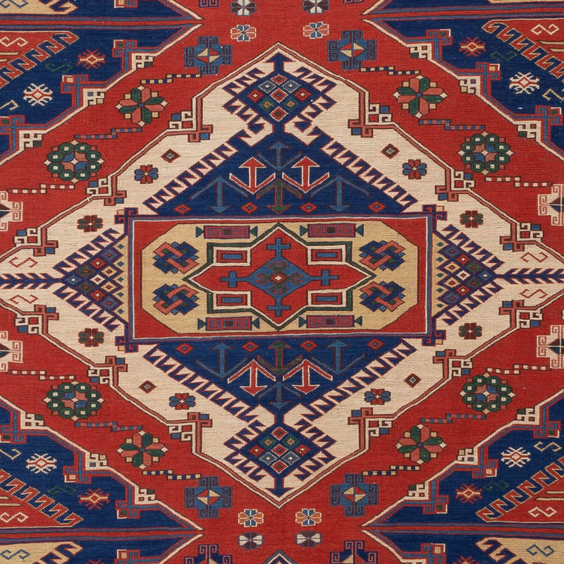Tappeto Kelim - Orientale - Soumak - 320 x 212 cm - rosso