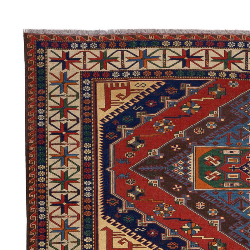 Tappeto Kelim - Orientale - Soumak - 281 x 203 cm - rosso