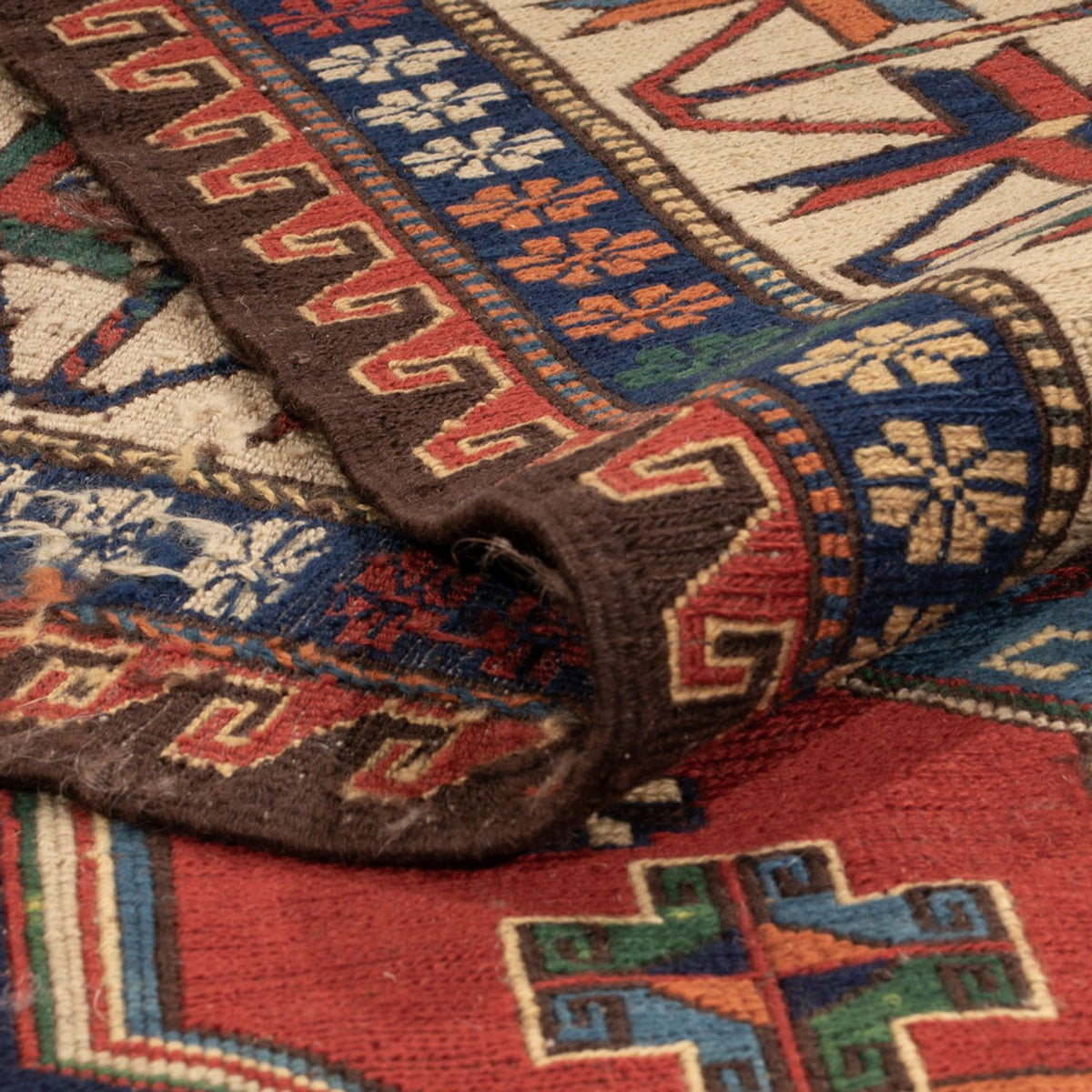 Tappeto Kelim - Orientale - Soumak - 281 x 203 cm - rosso