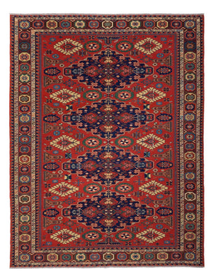 Tappeto Kelim - Orientale - Soumak - 318 x 241 cm - rosso