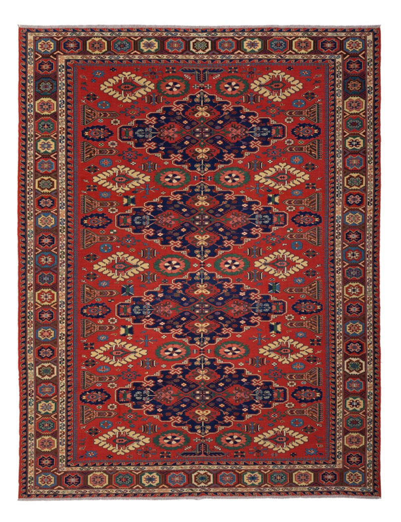 Tappeto Kelim - Orientale - Soumak - 318 x 241 cm - rosso