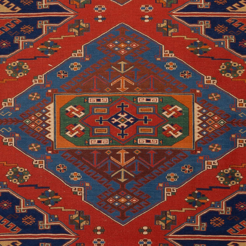 Tappeto Kelim - Orientale - Soumak - 294 x 204 cm - rosso