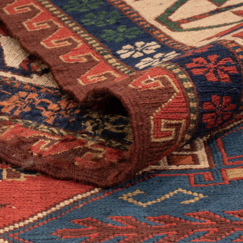 Tappeto Kelim - Orientale - Soumak - 294 x 204 cm - rosso