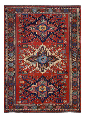 Tappeto Kelim - Orientale - Soumak - 292 x 218 cm - rosso