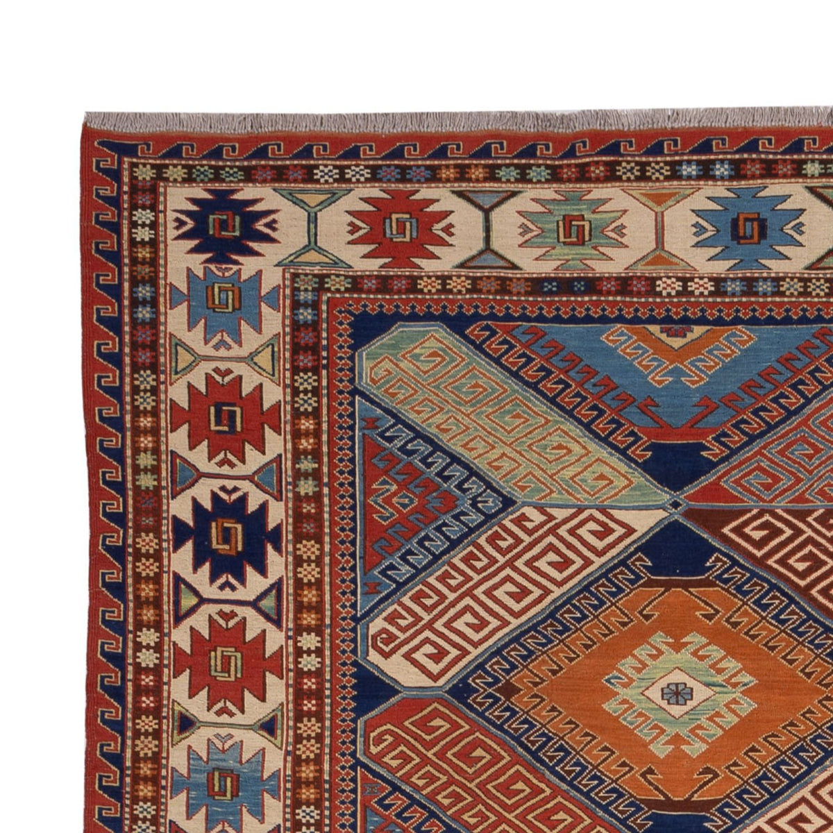 Tappeto Kelim - Orientale - Soumak - 291 x 189 cm - multicolore
